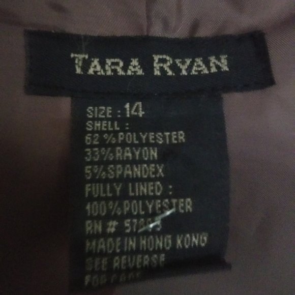 Tara Ryan Blue Open Front Blazer Jacket Women's size 14 - Picture 5 of 5